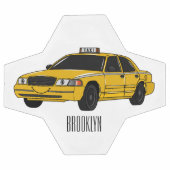 Illustration de taxi (Plat)