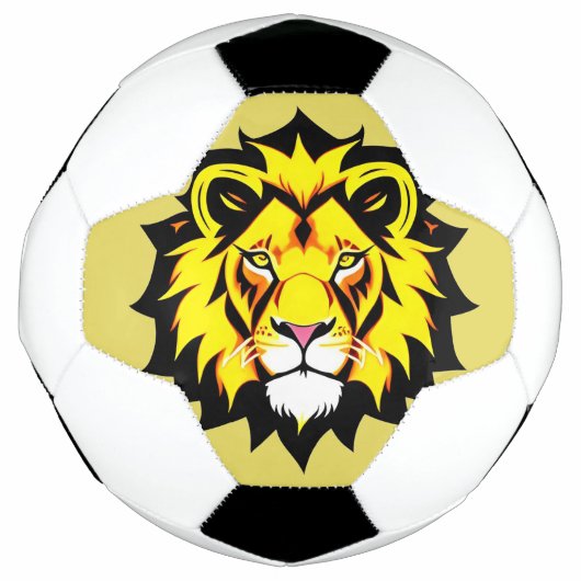 Illustration de tête de lion avec détails complexe (Devant)