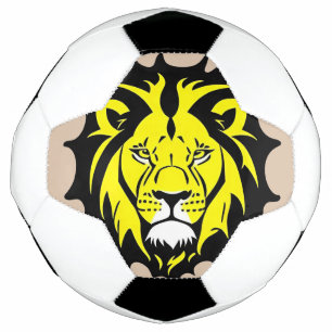 Illustration de tête de lion de dessin animé gras