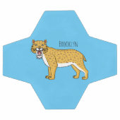 Illustration de tigre à dents de sabre (Plat)