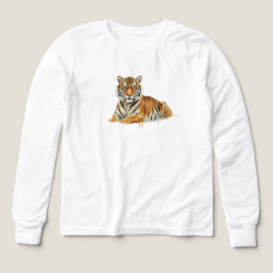 Illustration de tigre à l'aquarelle – Faune majest