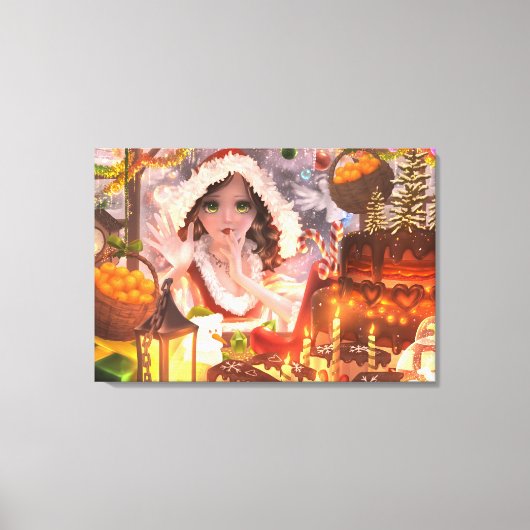 Illustration de toile d'hiver Décoration de mur de (Recto)