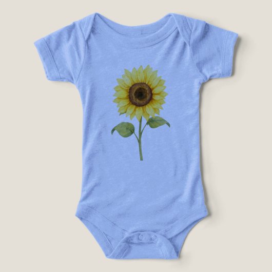 Illustration de tournesol — Art botanique lumineux (Design Recto)