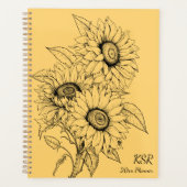 Illustration de tournesol de campagne (Devant)