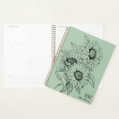 Illustration de tournesol de campagne (Devant avec enveloppe)