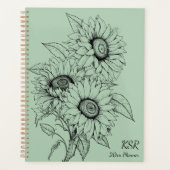 Illustration de tournesol de campagne (Devant)