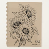 Illustration de tournesol de campagne (Devant)