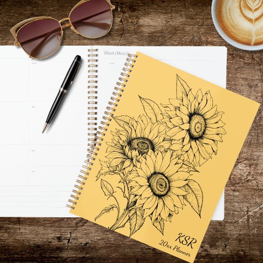 Illustration de tournesol de campagne