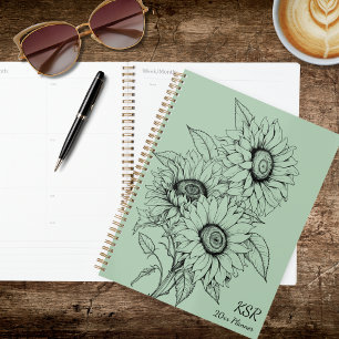 Illustration de tournesol de campagne