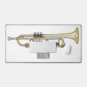 Illustration de trompette (Clavier et souris)