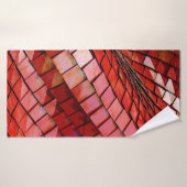 Illustration de tuiles rouges (Serviette de bain)