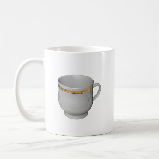 Illustration de vaisselle de tasse de café (Gauche)