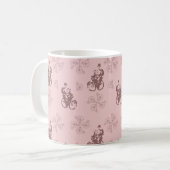 Illustration de vélo vintage Café Mug (Devant gauche)