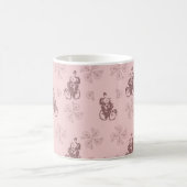 Illustration de vélo vintage Café Mug (Centre)