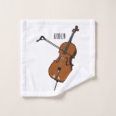 Illustration de violoncelle (Gant de toilette)