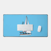 Illustration de voilier (Clavier et souris)