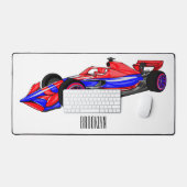 Illustration de voiture de course professionnelle (Clavier et souris)