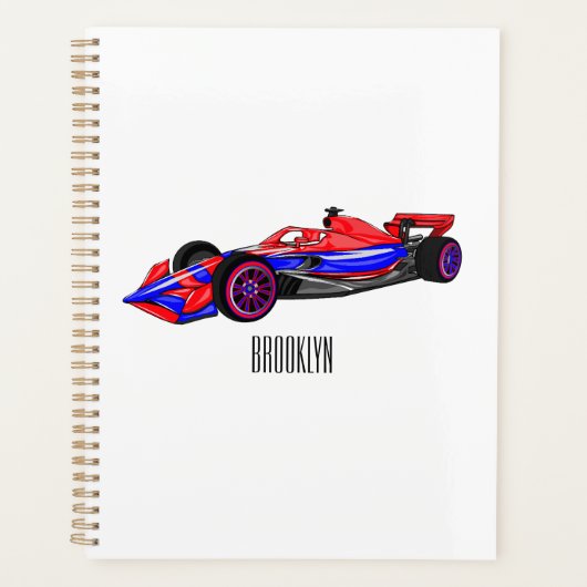 Illustration de voiture de course professionnelle (Devant)