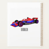 Illustration de voiture de course professionnelle (Dos)