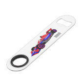 Illustration de voiture de course professionnelle (Devant angulaire)