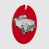 Illustration de voiture de sport de Triumph Tr4 (devant)