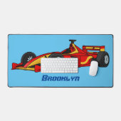 Illustration de voitures de course à grande vitess (Clavier et souris)