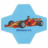 Illustration de voitures de course à grande vitess (Plat)