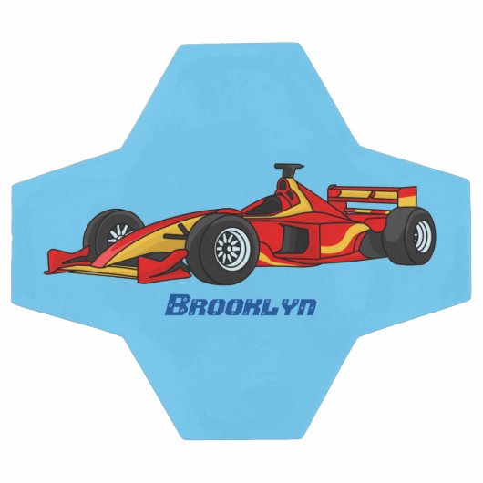 Illustration de voitures de course à grande vitess (Plat)