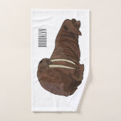 Illustration de Walrus (Serviette à main)