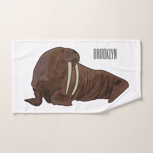 Illustration de Walrus (Serviette à main)