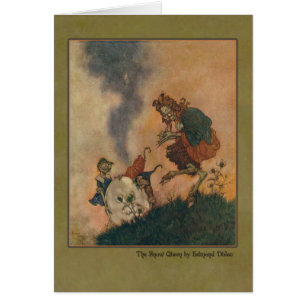 Illustration d'Edmund Dulac de la reine de neige