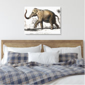 Illustration d'éléphant Impression d'art vintage (Insitu(Chambre))