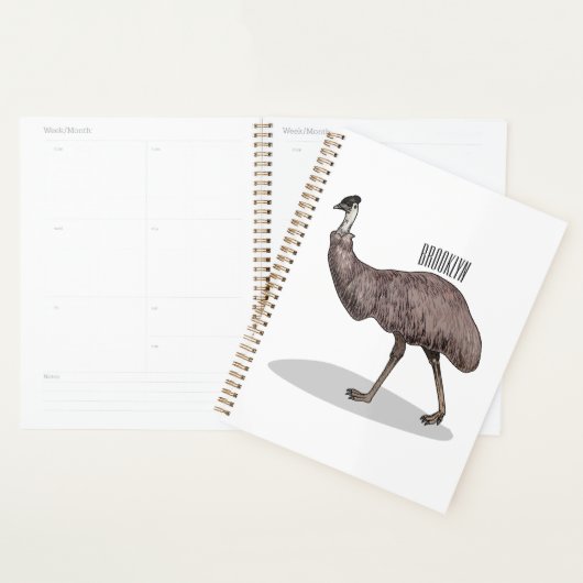 Illustration d'Emu bird (Devant avec enveloppe)