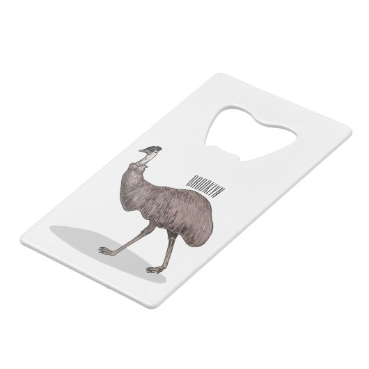 Illustration d'Emu bird (Dos Angle)