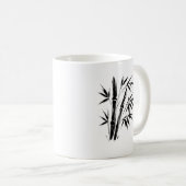 Illustration d'encre de bambou - Mug de café Zen (Devant droit)