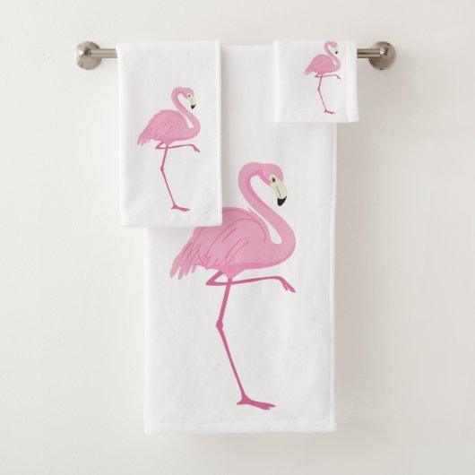 Illustration des aquarelles flamingo roses mures (En situation)