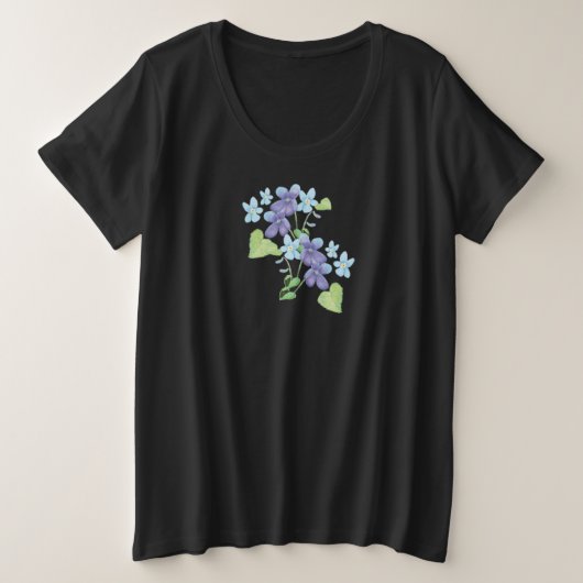 Illustration des fleurs de violet sauvages (Design devant)