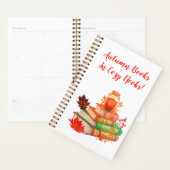 Illustration des livres d'automne en aquarelle (Devant avec enveloppe)