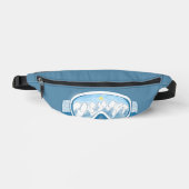 Illustration des lunettes de ski de montagne (Recto)