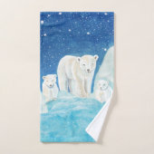 Illustration des ours polaires (Serviette à main)