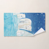 Illustration des ours polaires (Serviette à main)