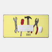 Illustration des outils de menuiserie (Clavier et souris)