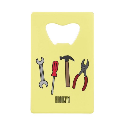 Illustration des outils de menuiserie (Devant)