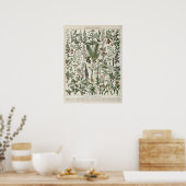 Illustration des Plantes médicinaux Impression Vin (Cuisine)