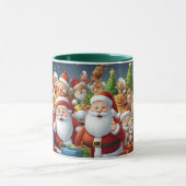 Illustration Dessin de Noël Santa Clause Mug (Centre)