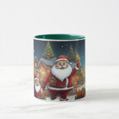 Illustration Dessin de Noël Santa Clause Mug (Centre)