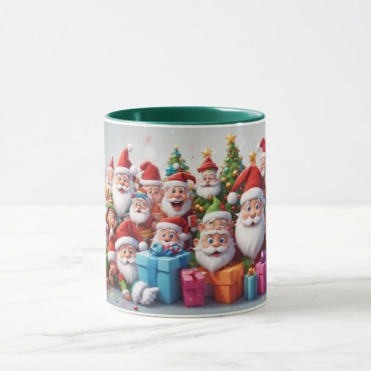 Illustration Dessin de Noël Thème Mug (Centre)