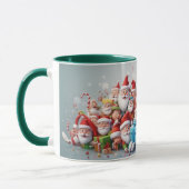 Illustration Dessin de Noël Thème Mug (Gauche)
