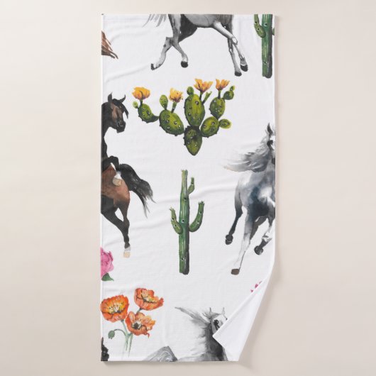 Illustration dessinée à la main. Motif sans coutur (Serviette de bain)