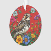 Illustration détaillée d'un oiseau grive (devant)